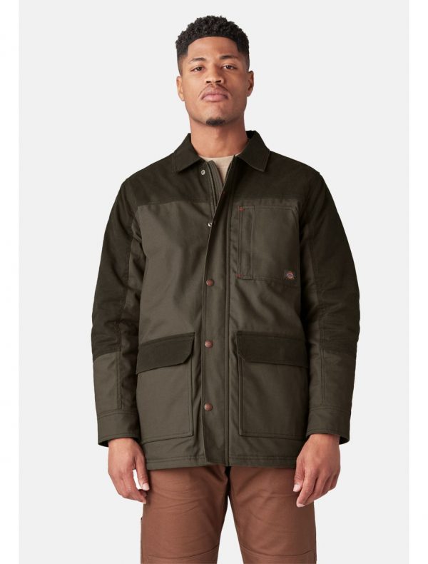 Veste Chore En Toile Cirée mousse